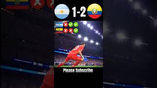 Argentina vs Colombia penalty shootout shortvideo football [upl. by Venuti575]