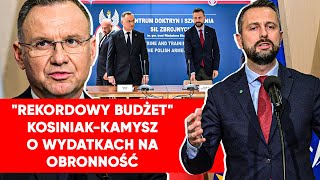 quotWywiążemy sięquot Afera w MON tuż przed szczytem NATO KosiniakKamysz o wydatkach na armię [upl. by Arbrab]