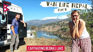 Hidden Begnas Lake near Pokhara  Van Life Nepal  The Hippie Trail 63 [upl. by Hyps]