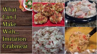 What Can I Make With Imitation Crab  Cooking for Two  4 Easy Recipes using Imitation Crabmeat [upl. by Isolde309]