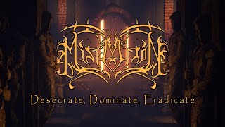 MISERATION  Desecrate Dominate Eradicate Lyric Video [upl. by Ahsikin]