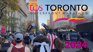 My first Marathon TCS Toronto Waterfront Marathon 2024 [upl. by Atinyl]