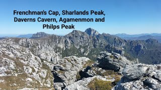 Frenchmans Cap Sharlands peak Daverns Cavern Agamenmon and Philps peak Tasmania [upl. by Helfant]