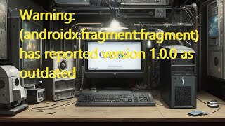 error androidxfragmentfragment androidxfragmentfragment has reported version 100 as outdated [upl. by Eimareg]