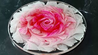 1464 My First Attempt At A Resin Rose Using The 3D Bloom Technique [upl. by Ygief302]