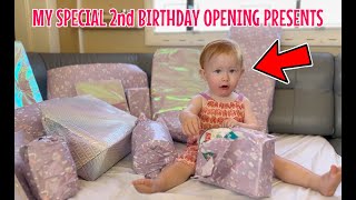 MILAS 2nd BIRTHDAY MORNING SURPRISING HER WITH PRESENTS [upl. by Nic]