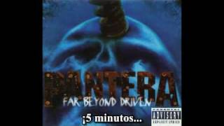 Pantera  5 Minutes Alone Sub Esp [upl. by Marcelline]