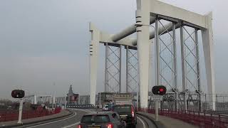 Brugopening Stadsbrug Zwijndrecht Basculebrug Basculebridge Pont Basculant Klappbrücke Dordrecht [upl. by Lamont]