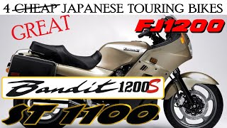 4 Great Cheap Sport Touring Motorcycles [upl. by Gnanmas827]