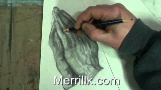 Extended Shading Tutorial How to Draw Praying Hands [upl. by Aehsel]