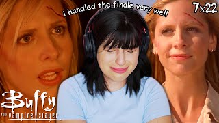 THE END  Buffy the Vampire Slayer Reaction  7x22  Chosen [upl. by Arutnev391]