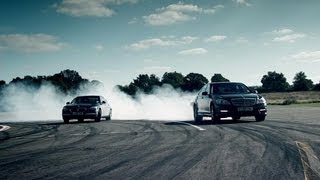 BMW 760Li vs Mercedes S63 AMG  Top Gear [upl. by Brasca]