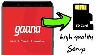 How To Songs Download in SD Card from Gaana App Gaana Mp3 Mein Kaise Download Karein [upl. by Janet]