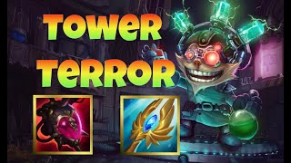 Ziggs Tower Terror leagueoflegends riotgames gamer [upl. by Dabney869]