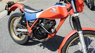 HONDA TLR200 1983年式 [upl. by Eycats211]