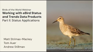 Working w eBird Status and Trends Part II analyzing Status data in R [upl. by Farmelo]