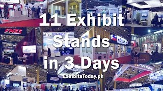 11 Exhibit Stands in 3 Days ADAS 2016 [upl. by Ahsienel]