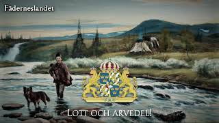 Kingdom of Sweden Patriotic Song  quotJämtlandssångenquot [upl. by Gianina]