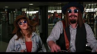 Watch Christina Aguilera Jimmy Fallon Busk in Disguise in NYC Subway [upl. by Pryor]