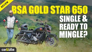 BSA GOLD STAR 650 REVIEW [upl. by Atnauq]