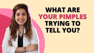 Heres what your pimples are trying to tell you  Explains Dermatologist Dr Shikha Shah [upl. by Anifur723]