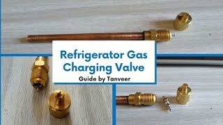 How to connect refrigerator gas charging valve [upl. by Oler]