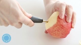 How to Core an Apple  Martha Stewart [upl. by Jeanie]