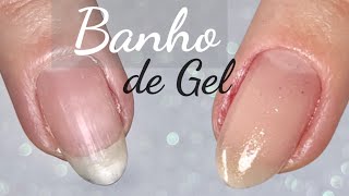 Como Fazer Banho de Gel nas Unhas  FÁCIL E RÁPIDO [upl. by Teryn]