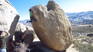 Bishop Bouldering Soul Slinger V9 [upl. by Nonnad]