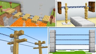 10 Horizontal Chain Build Hacks you can do in Minecraft 1162 [upl. by Emixam]