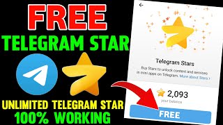 Unlimited Telegram Stars Trick 100 Working  How to Get Free Telegram Stars  Telegram Stars Free [upl. by Aidnac245]