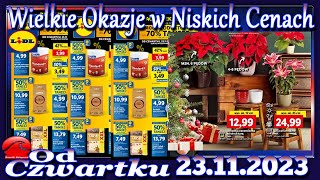 Lidl Nowa Gazetka Promocyjna od Czwartku 23112023 Najlepsze Okazje W Niskich Cenach [upl. by Desdamona686]