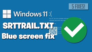 SRTTRAILTXT Windows 11  10 FIX ✅✅  2024 [upl. by Nospmas]