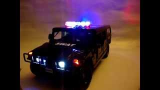 SWAT HUMMER POLICE CAR WITH WORKING LIGHTS [upl. by Calie]