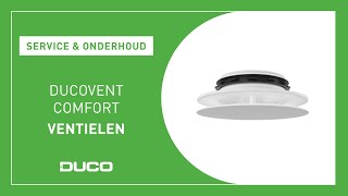 Service amp Onderhoud ventielen  DucoVent Comfort [upl. by Werdma]