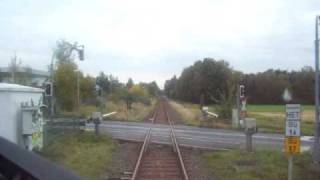 Führerstandsmitfahrt NWB Haller Willem  HalleWestf  Bielefeld Hbf  Teil1 [upl. by Narhem]