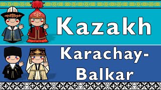 TURKIC KAZAKH amp KARACHAYBALKAR [upl. by Grochow36]