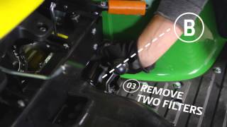 How To Change Your Transmission Oil and Filter  John Deere Compact Utility Tractors [upl. by Alenas]