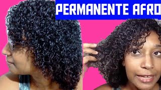 7 Dias Após o Permanente Afro  Resultados😀😊😁 [upl. by Arte]