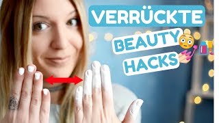 Verrückte BEAUTY HACKS💅 Nagellack perfekt auftragen Nagellackentferner DIY l Kathinska [upl. by Ijic]