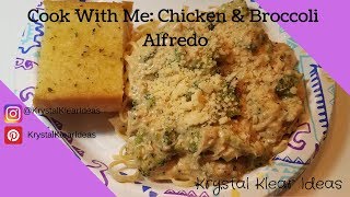 Cook With Me Chicken amp Broccoli Alfredo cookwithme chicken easycooking [upl. by Prosser]