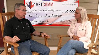 We Donated 10000 to the National Center for Healthy Veterans  VetComm [upl. by Wailoo415]