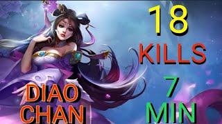 DIAO CHAN HIGH LEVEL GAMEPLAY [upl. by Anavrin572]