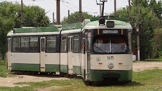 Tramvaiele societății de transport Braicar  Brăila [upl. by Maitund]