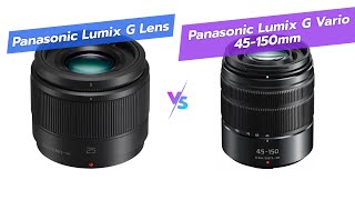 📸 Panasonic LUMIX 25mm vs 45150mm Lens Comparison 🔍 [upl. by Fia]