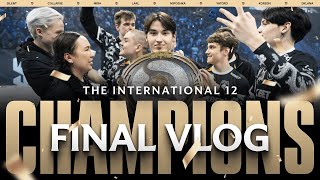 TEAM SPIRIT THE INTERNATIONAL 12 FINAL VLOG ТИМСПИК [upl. by Ennayhc]