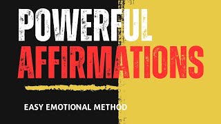 Powerful Method of Affirmations [upl. by Devaney]