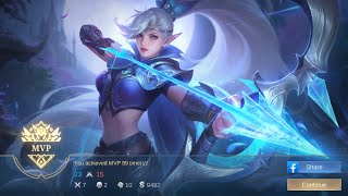 5 kills victory match Miya Marksman best hero 2024 Mobile Legends [upl. by Nisior]