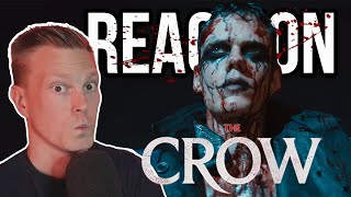 The Crow 2024 Offical Trailer Reaction  New movie adaption with Bill Skarsgård [upl. by Helbonna]