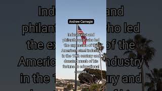 Andrew Carnegie history facts usa [upl. by Anekahs719]